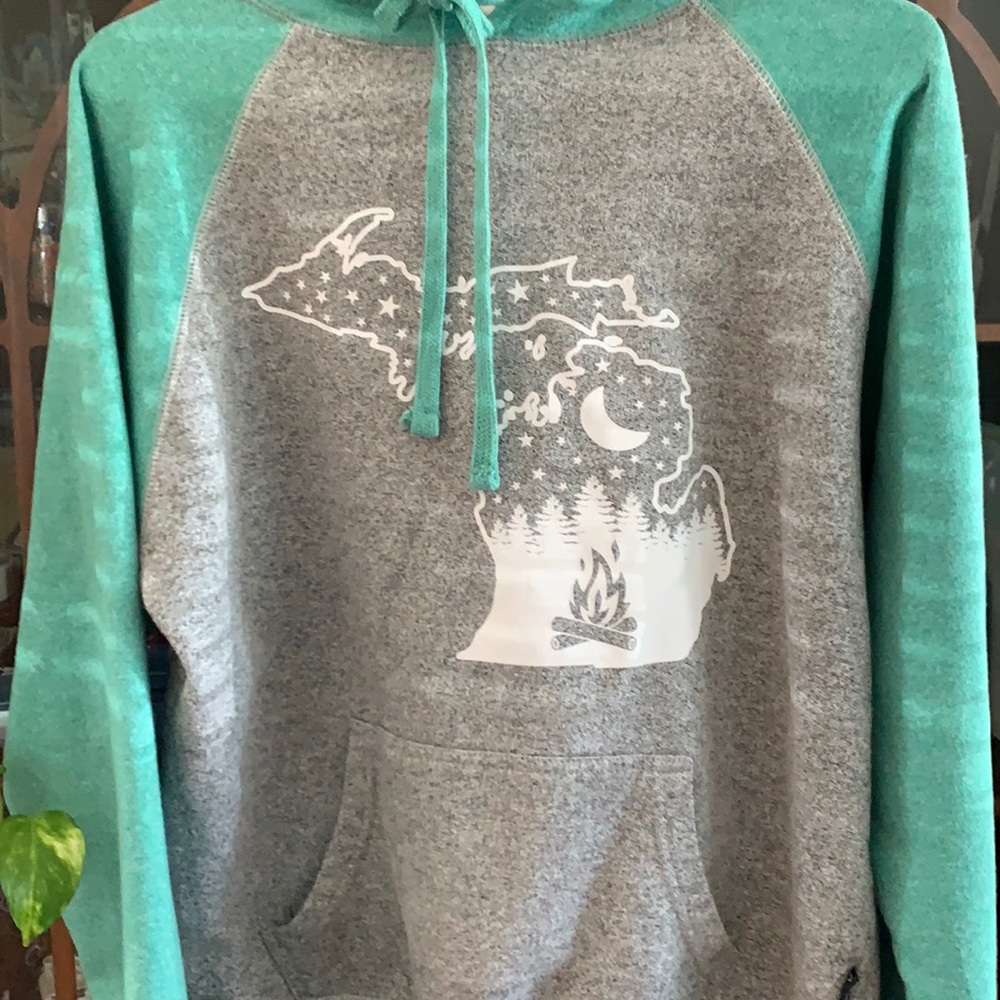 Michigan sweatshirt with hood from ragwear USA
